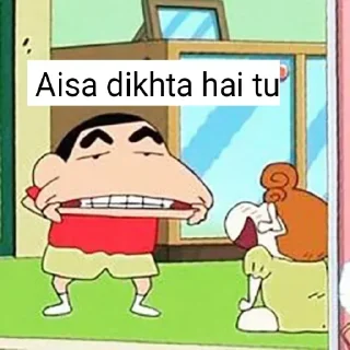 😜 emoji @baka_sur shin chan packs — @stckrRobot Telegram sticker 24 of 120