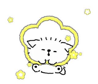 💃 emoji Fur Ball @AnimeLibrary_Stickers Telegram sticker 12 of 25