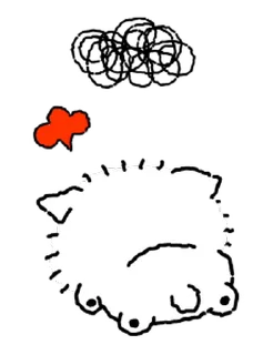 😠 emoji Fur Ball @AnimeLibrary_Stickers Telegram sticker 23 of 25
