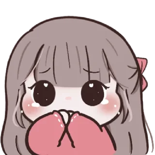 👩 emoji Chubby Girl [ ENG Ver. ] @wearexosticker Telegram sticker 12 of 40