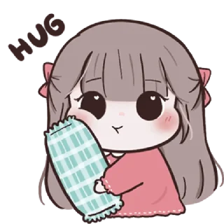 👩 emoji Chubby Girl [ ENG Ver. ] @wearexosticker Telegram sticker 20 of 40