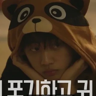 🦝 emoji sunwoo Telegram sticker 7 of 59