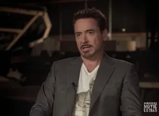 😕 emoji Robert Downey Jr @actor_sticker Telegram sticker 13 of 93