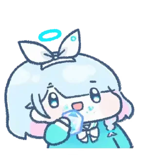 Sticker from 몰?루 몰?루 블루 아카이브 @moe_sticker_bot
