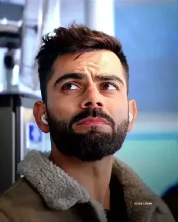 ❤️ emoji Virat Kohli Telegram sticker 3 of 24