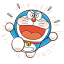 😠 emoji Doraemon Line Stickers Telegram sticker 16 of 119