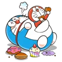 😋 emoji Doraemon Line Stickers Telegram sticker 6 of 119