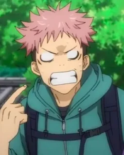 😡 emoji Jujutsu Kaisen ~ @Sticker_Cosmos | @TheShutenDoji Telegram sticker 10 of 70