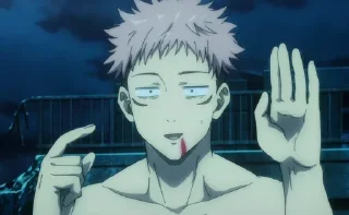 😟 emoji Jujutsu Kaisen ~ @Sticker_Cosmos | @TheShutenDoji Telegram sticker 22 of 70