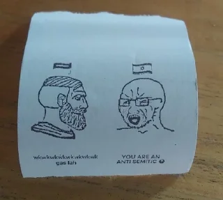 Sticker from Israel isn't real
