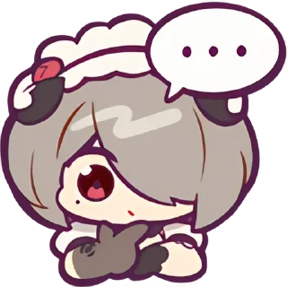 🤔 emoji 崩坏3rd·天穹流星 Telegram sticker 9 of 12