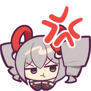 😠 emoji 崩坏3rd·天穹流星 Telegram sticker 8 of 12