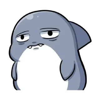 💬 emoji 鯊 Telegram sticker 16 of 23