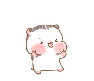 🐹 emoji @ikmut ₍ᐢ.  ̫.ᐢ₎ Telegram sticker 24 of 24
