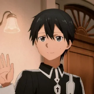 ☺ emoji Kirigaya kazuto Telegram sticker 12 of 55
