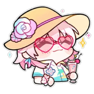 😀 emoji 三月七  #崩坏:星穹铁道 @jinyi712 Telegram sticker 11 of 16