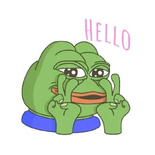 😜 emoji GREEN PEPE Telegram sticker 7 of 10