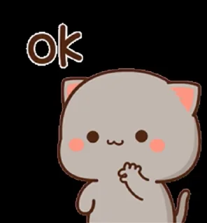 🆗 emoji Goma mochi vdo @sparkling_vibes Telegram sticker 19 of 31