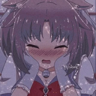 😫 emoji anime reaction ♡︎ @pinkandpurplethings Telegram sticker 16 of 20