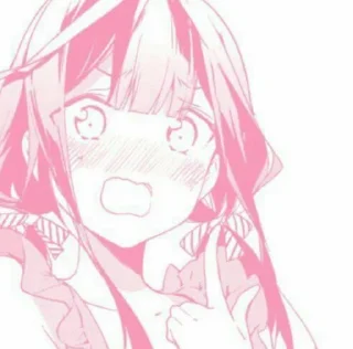 😳 emoji anime reaction ♡︎ @pinkandpurplethings Telegram sticker 12 of 20