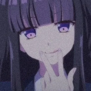 😋 emoji anime reaction ♡︎ @pinkandpurplethings Telegram sticker 18 of 20