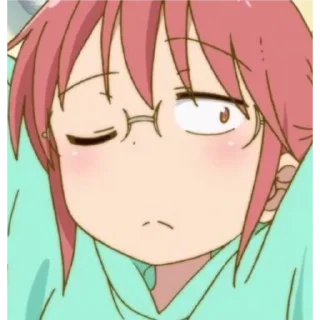 😜 emoji Kobayashi Telegram sticker 7 of 30