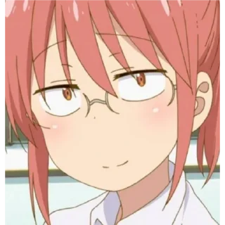 😌 emoji Kobayashi Telegram sticker 9 of 30