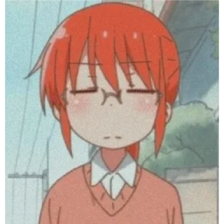 😑 emoji Kobayashi Telegram sticker 21 of 30