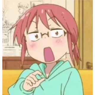 😮 emoji Kobayashi Telegram sticker 19 of 30