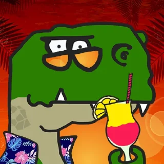 😎 emoji Tyrano Future Telegram sticker 1 of 20
