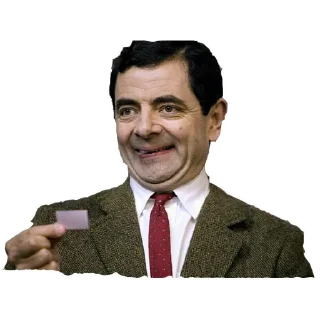 😈 emoji Mr. Bean Telegram sticker 16 of 21