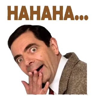 😂 emoji Mr. Bean Telegram sticker 5 of 21