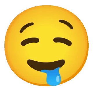 🤤 emoji ᯼ ᵍᵒᵍᵍˡᵉЄᗰƠᒍƖƧ ┃@laddukadabba2 ᯼ Telegram sticker 21 of 50