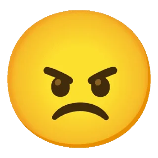 😡 emoji ᯼ ᵍᵒᵍᵍˡᵉЄᗰƠᒍƖƧ ┃@laddukadabba2 ᯼ Telegram sticker 24 of 50