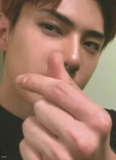 👍 emoji Sehun Telegram sticker 8 of 31