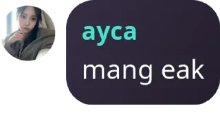 Sticker from ayca malas mengetik