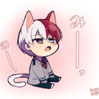 ❄ emoji Todoroki Telegram sticker 5 of 33