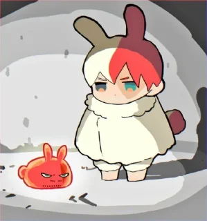 ❄ emoji Todoroki Telegram sticker 7 of 33