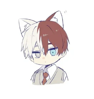 ❄ emoji Todoroki Telegram sticker 15 of 33