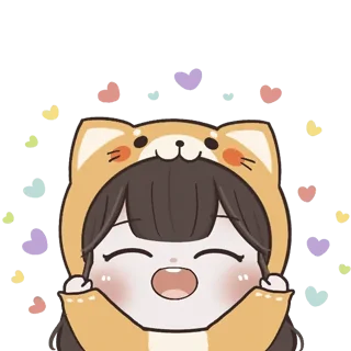 🥰 emoji @waesticker Baby Chubby Girl x Meow Telegram sticker 16 of 41