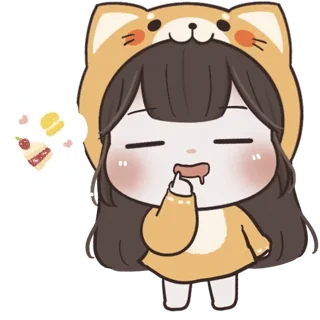 🤤 emoji @waesticker Baby Chubby Girl x Meow Telegram sticker 22 of 41
