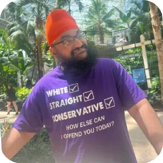 Sticker from Wannabe caucasian jeet