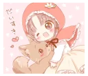 🤗 emoji The Little Red Riding Hood and wolf @bistic Telegram sticker 8 of 40