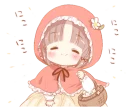 ☺️ emoji The Little Red Riding Hood and wolf @bistic Telegram sticker 22 of 40