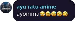 😅 emoji ayu lof alok Telegram sticker 22 of 96