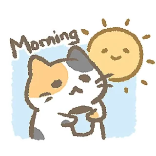 Sticker from Calico Cat & Shiba Inu Dog (Daily Life) (by Jacqueline)