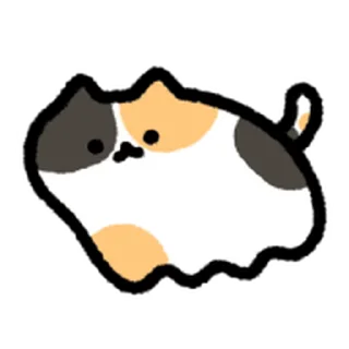 Sticker from calico cat move Emoji_kal