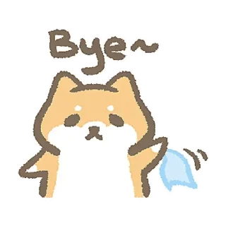 Sticker from Calico Cat & Shiba Inu Dog (Daily Life) (by Jacqueline)