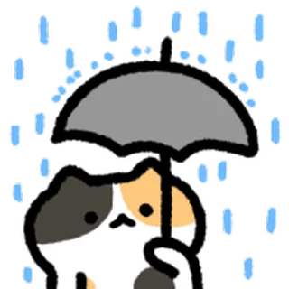 ⭐ emoji calico cat move Emoji_kal Telegram sticker 7 of 40