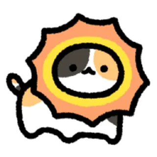 ⭐ emoji calico cat move Emoji_kal Telegram sticker 12 of 40